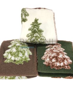 plaid lana in lana cotta scoiattoli