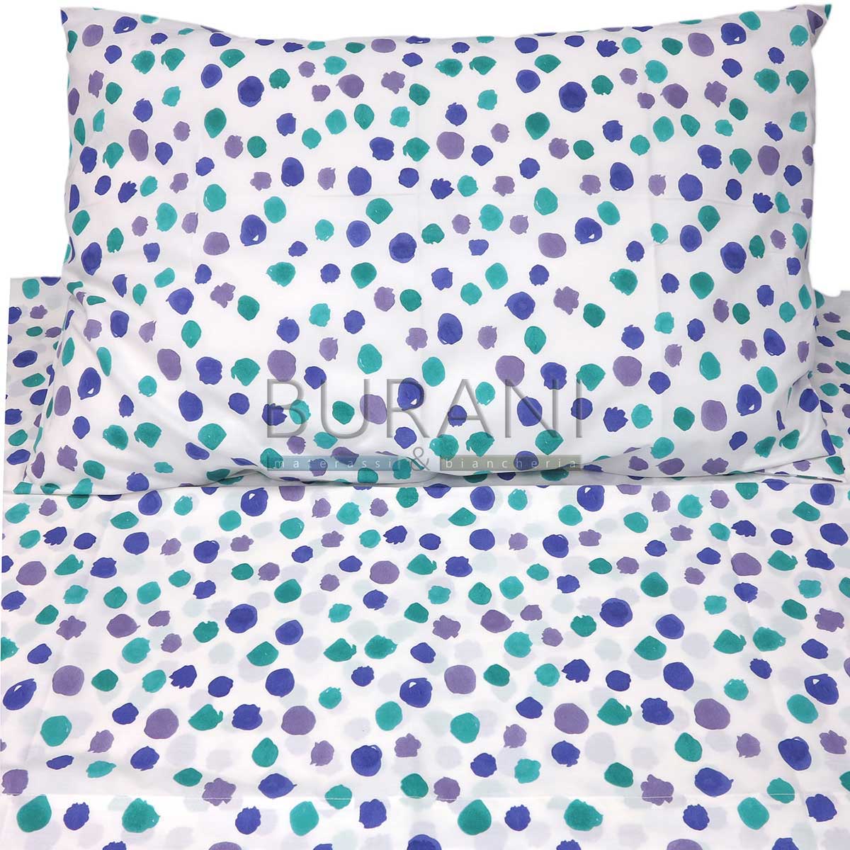 copripiumino colorato sconto Semi turchese .1