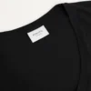 maglia modal Perofil scollo v nero