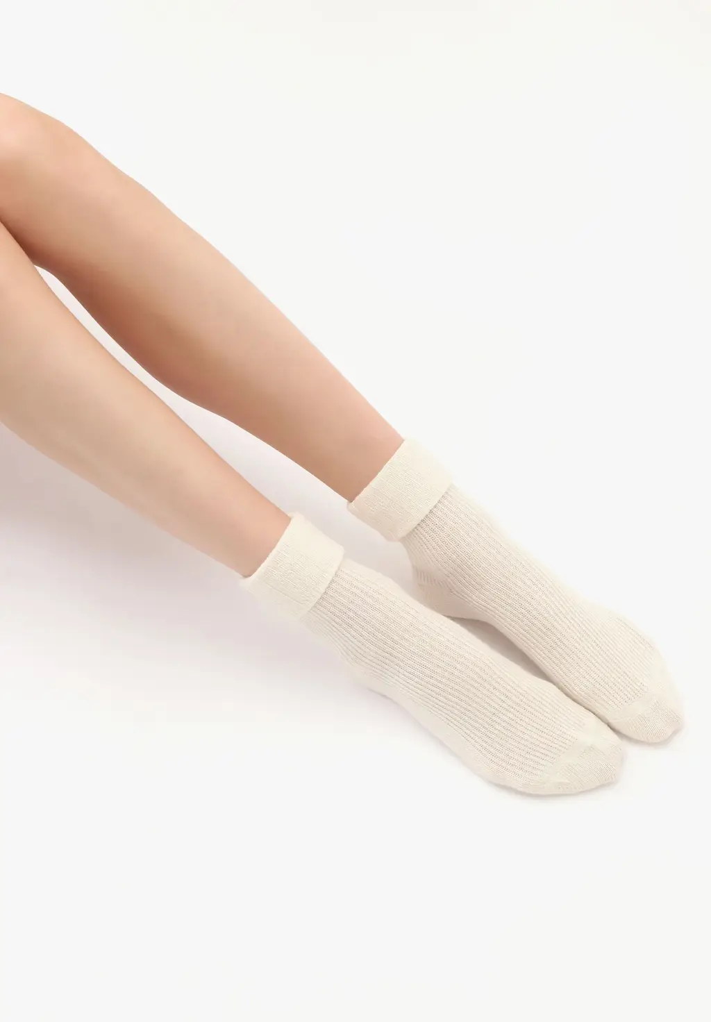 Calzino cashmere Hilda vobfcb31s PANNA .1