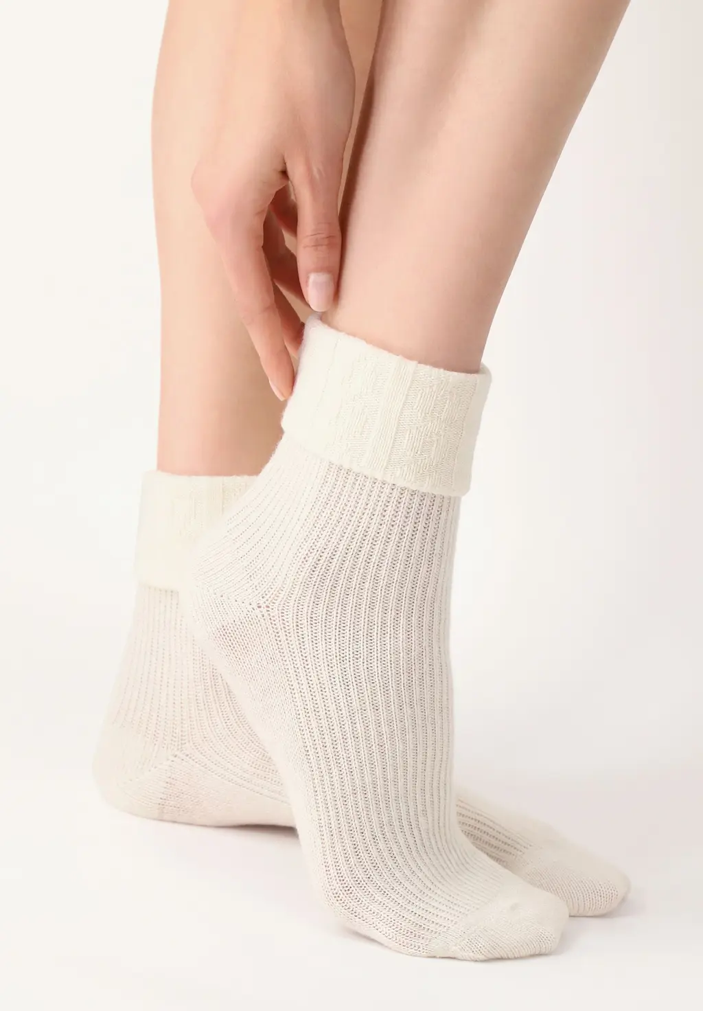 Calzino cashmere Hilda vobfcb31s PANNA .1