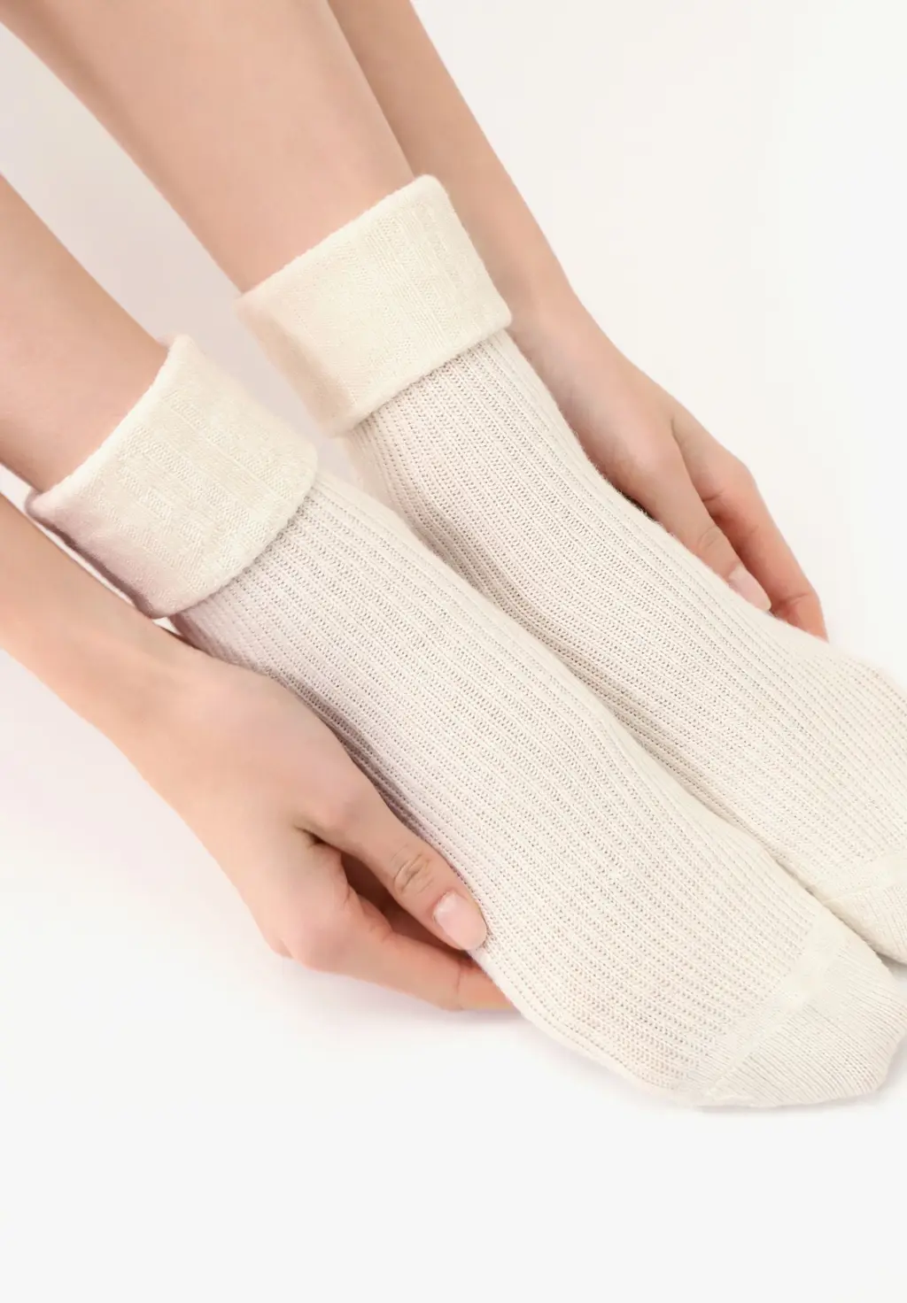 Calzino cashmere Hilda vobfcb31s PANNA .1