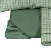 Lenzuola matrimoniale scozzese Fazzini criss cross verde.3