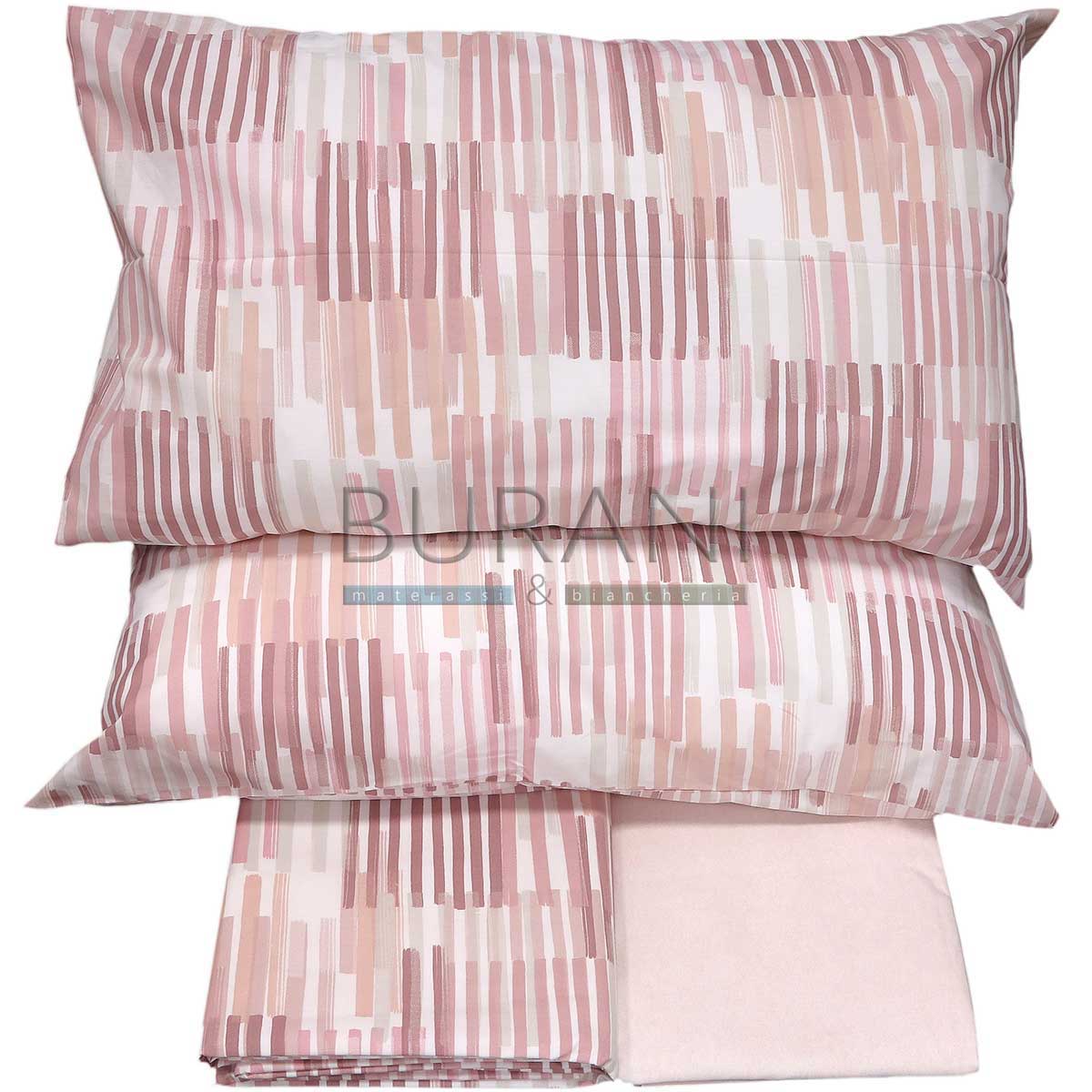 Offerta lenzuola matrimoniale Somma - Madeleine ROSA