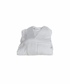 accappatoio sciallato Fazzini Brera bianco