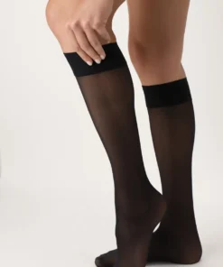 gambaletto velato nero 40 den vobc01055