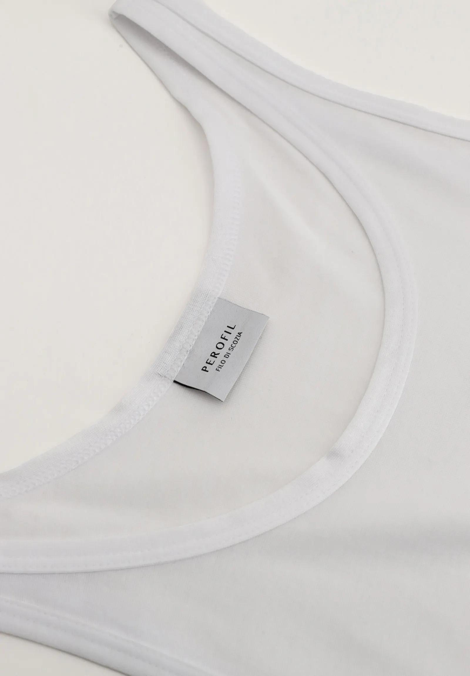 Canotta Spalla Stretta in Filo di Scozia Perofil VPRT000171