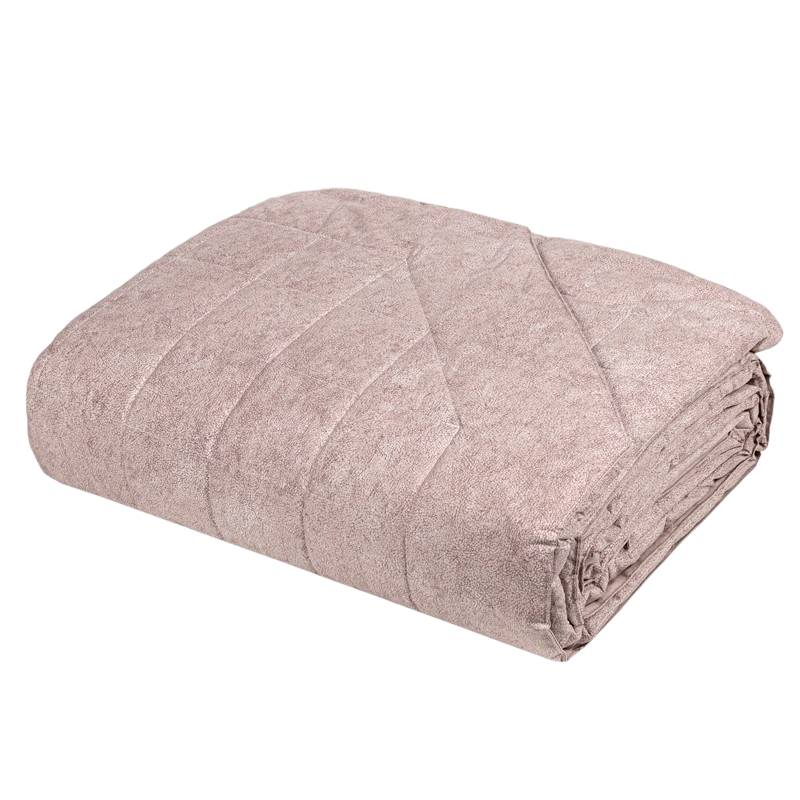 Copriletto trapuntato Fazzini Galuchat 240 rosa boho