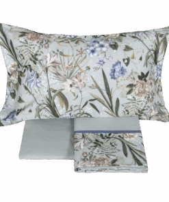 Lenzuola raso a fiori azzurro Vanitas 3.jpg