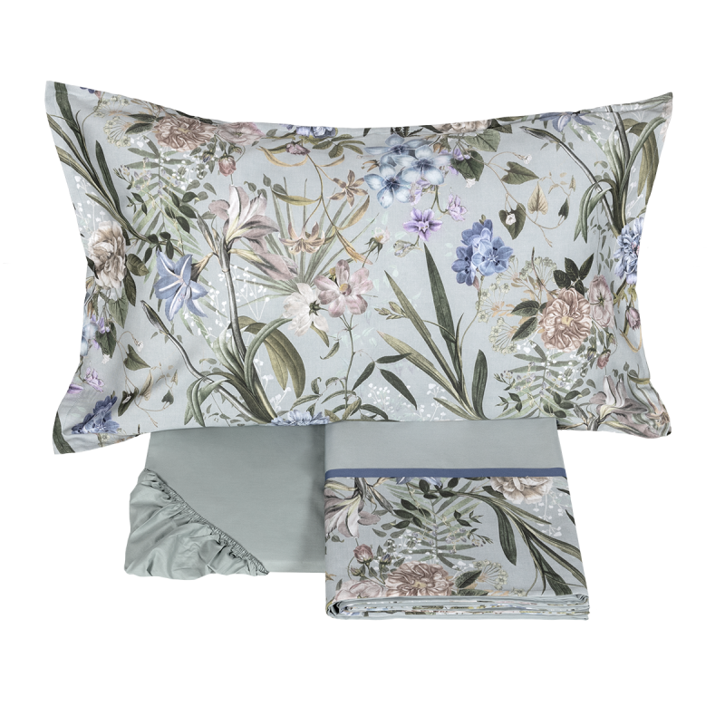 Lenzuola raso a fiori azzurro Vanitas 3.jpg