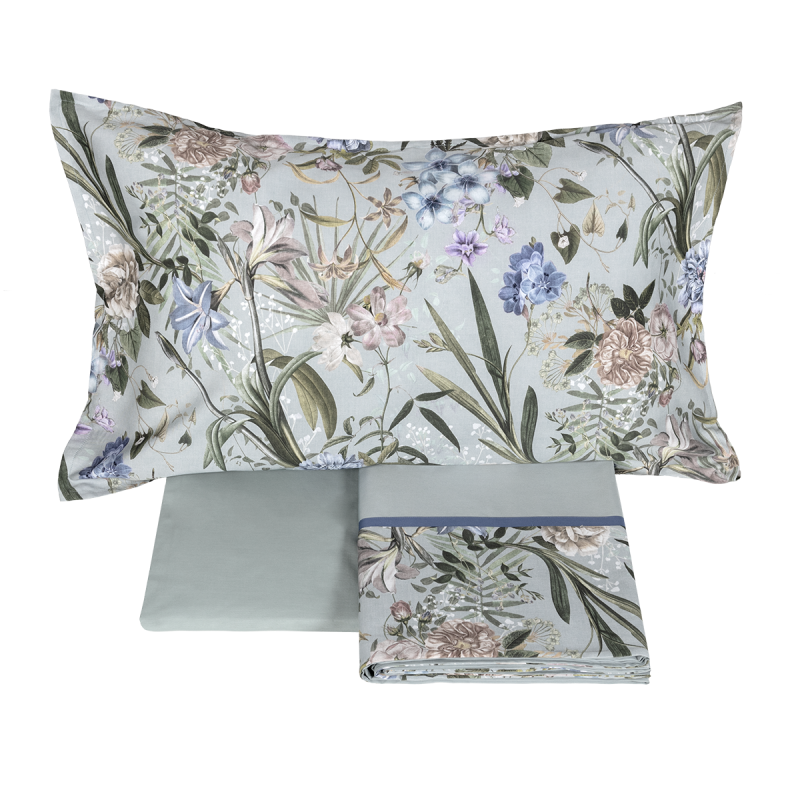 Lenzuola raso a fiori azzurro Vanitas 3.jpg