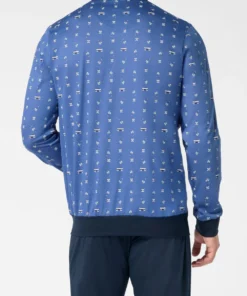 Alternative view of Pigiama uomo primaverile serafino con polsino Perofil VPRT93389