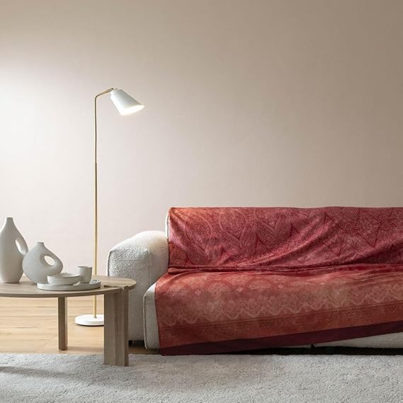 Telo arredo rosso Bassetti Kerala rosso r1 cm.270x270