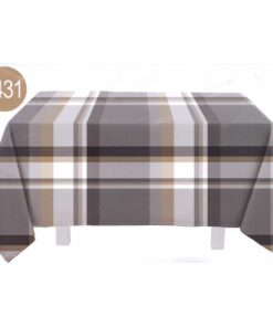 Tovaglia tinto filo verde Bossi 1437