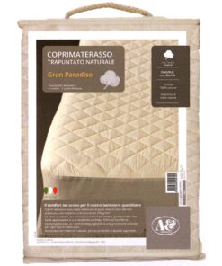 Coprimaterasso trapuntato in cotone Gran Paradiso