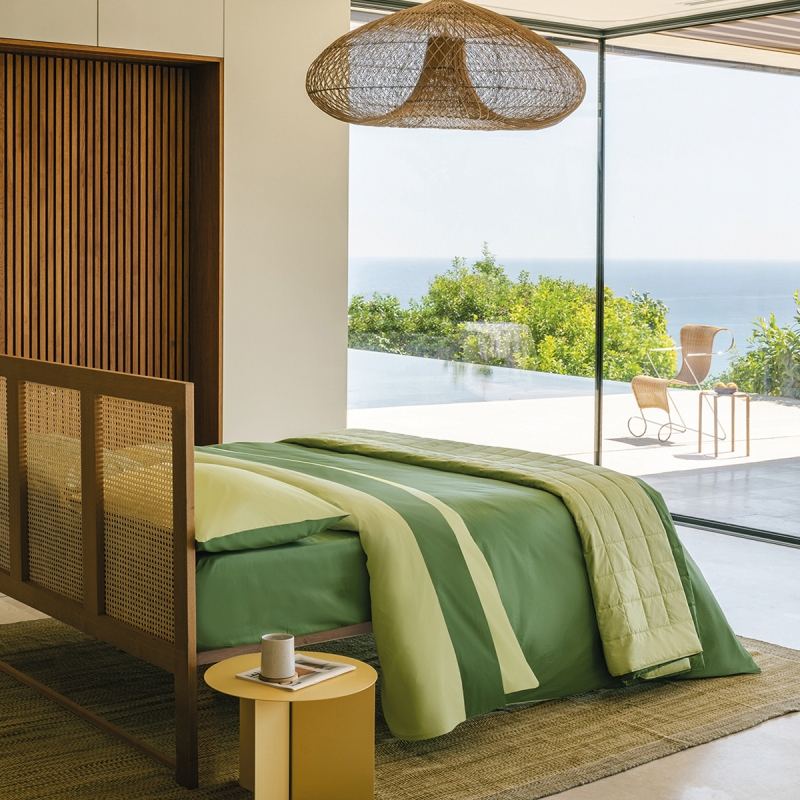 Copripiumino tinta unita percalle Fazzini Dialogo double face - immagine 9