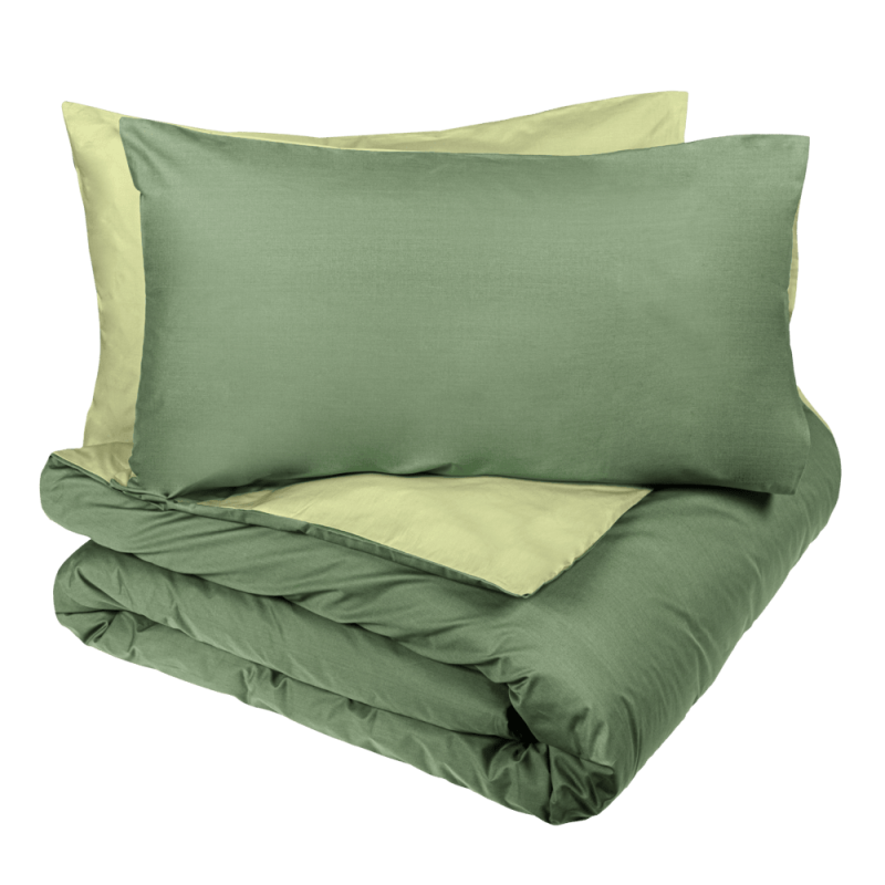 copripiumino dialogo percalle fazzini var.53 verde