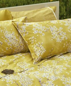 Lenzuolo copriletto Fazzini percalle giallo 8