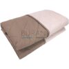 Copriletto trapuntato lyocell matrimoniale Vita lyocel +cotone tortora – Caleffi