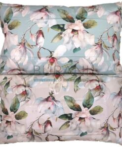 Federe fiorate raso di cotone - coppia (2)