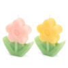 confezione candele fiori