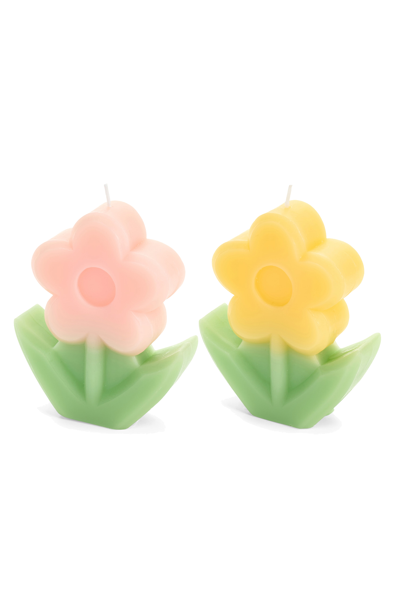 confezione candele fiori