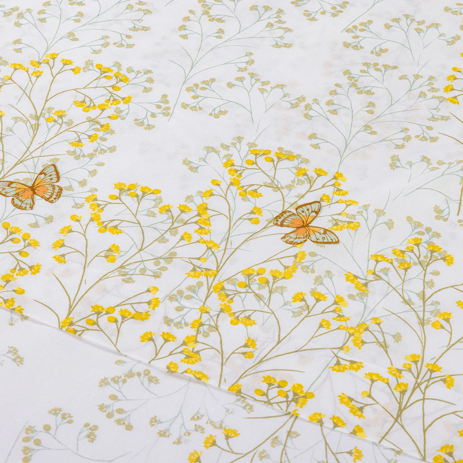 lenzuola matrimoniali lyocell Caleffi Mhosotis miele .1