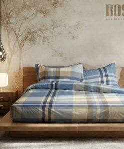 lenzuolo Bossi tinto filo azzurro DUNBAR 7610