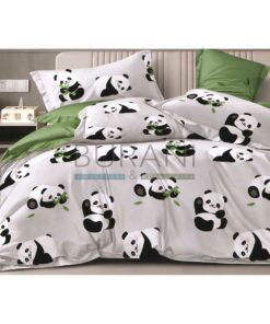 Copripiumino singolo percalle Panda