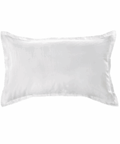 Federe lino tinta unita Fazzini Soffio bianco a