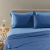 Lenzuola caleffi Lyocell vita blu .2