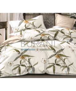 Lenzuolo copriletto matrimoniale percalle fiori