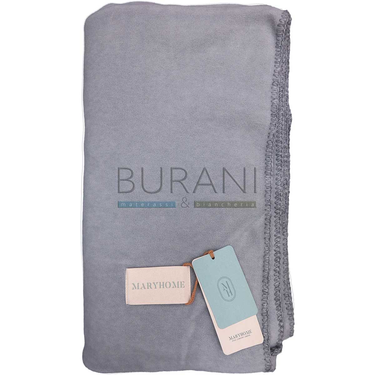 Plaid e coperta viscosa Maryplaid 6m36083 u404 stone melange u510 grigio melange