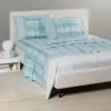Lenzuolo invernale flanella Caleffi Aspen azzurro