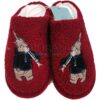 Pantofole donna invernali rosso con coniglio 6A56079