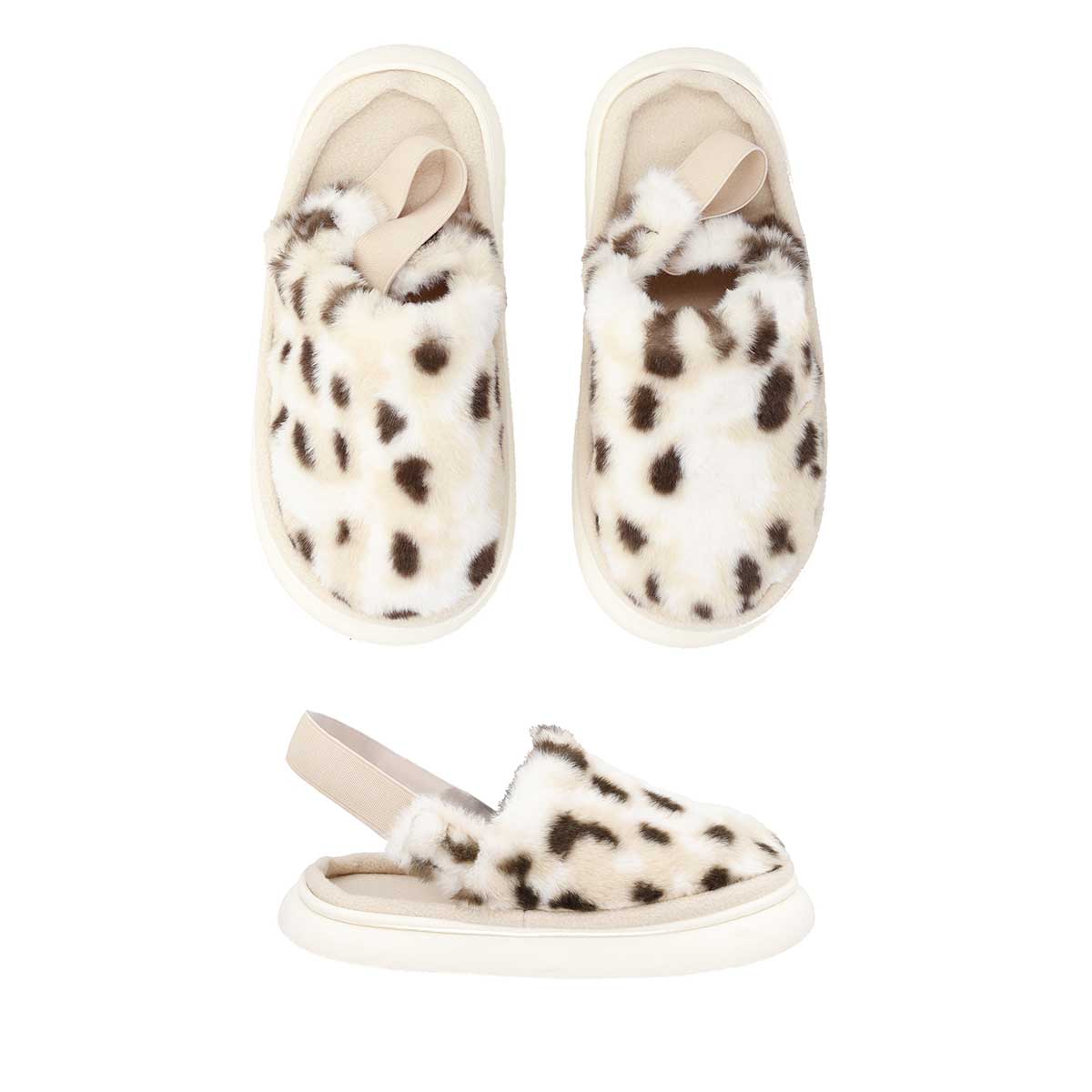 Pantofole invernali Reggio Emilia maculate 6A56130