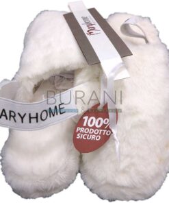 Pantofole invernali donna vaniglia 6A54249