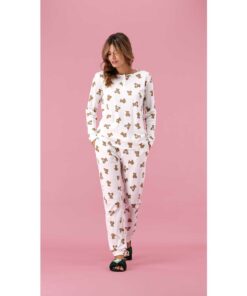  Pigiama Donna Orsetti lungo 6P86029 6P86029_745Z