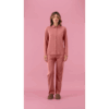 Pigiama aperto donna lungo 6P86046
