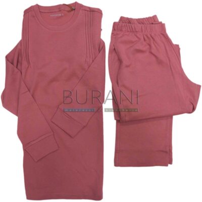 Pigiama donna lungo cotone 6P86048