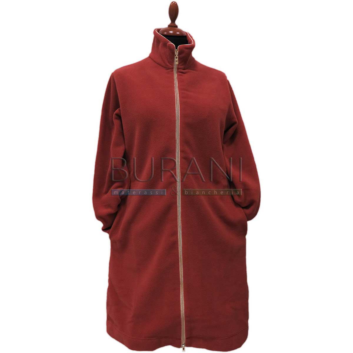 Vestaglia invernale con cerniera Maryplaid 6V84212 b832 CHILI