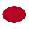 tovaglietta americana velluto rosso