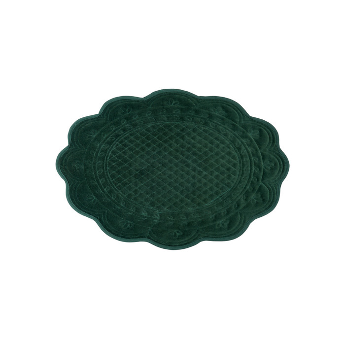 tovaglietta americana velluto verde