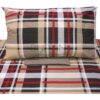 Lenzuola scozzese Glasgow fondente Gabel
