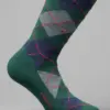 CALZA lunga uomo rombi verde vprt93505