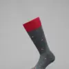 Calze corte uomo grigio peperoncino