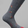 Calze lunghe uomo grigio peperoncino