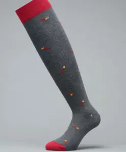 Calze lunghe uomo grigio peperoncino