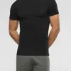 Maglia Girocollo in Lana Merino e Modal Elasticizzato X-Touch Merino - Perofil VPRT93254 nero