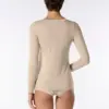 Maglia Manica Lunga Modal e Cotone Perfect Line Cotton Oroblù naturale - VOBT01676